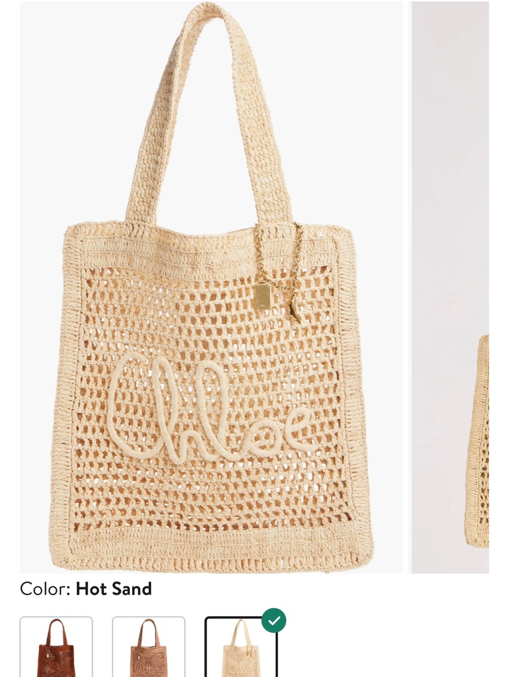 Authentic - Designer/CHLOE new with tags, never used. Sand color.